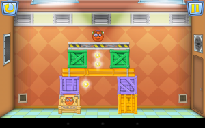 A typical level in Rescue Roby