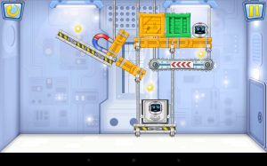 Play with magnets and conveyor belts in the Hi Tech level pack