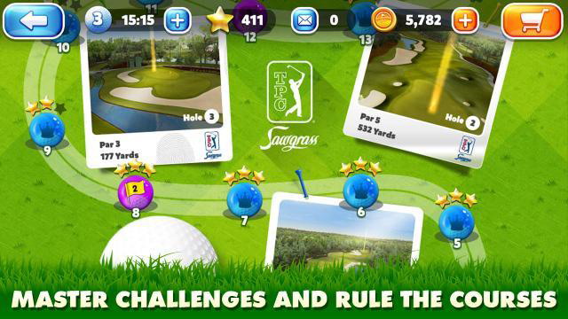 Mobile Game Reviews: King of the Course Golf – Hawk Eye